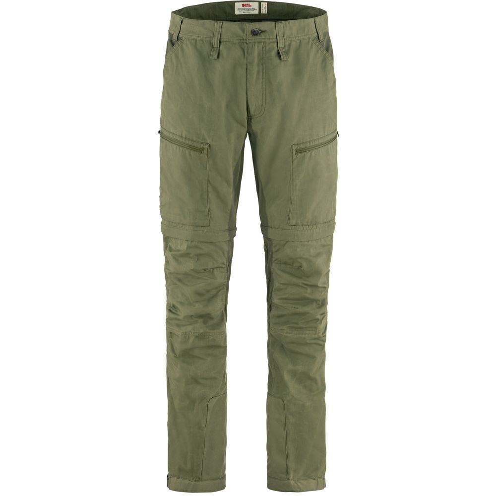 Abisko Lite Trekking Zip-off M Long Green-Laurel Green