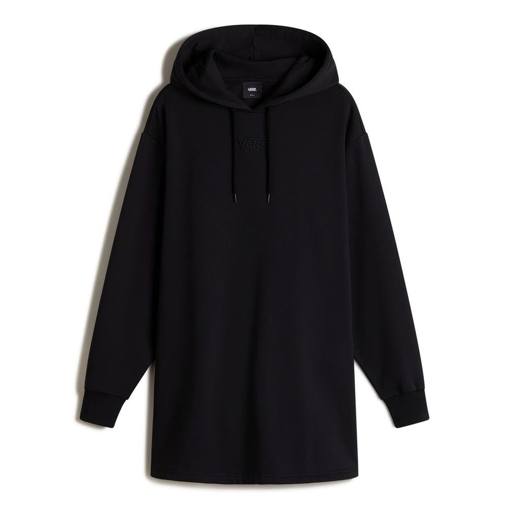 FLEECE DRESS Black
