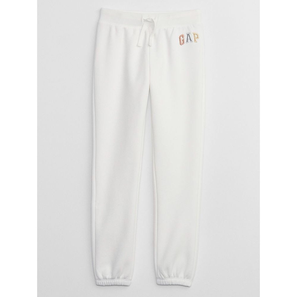 831146-01 Dětské tepláky s logem Bílá