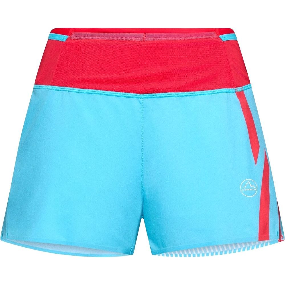 Flow 3" Short W Malibu Blue/Hibiscus