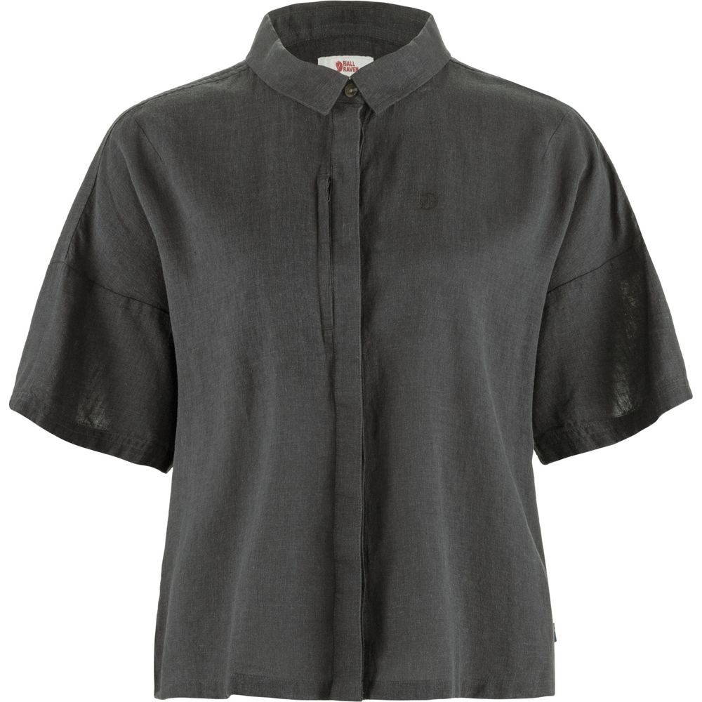 Övik Hemp Camp Shirt SS W Dark Grey