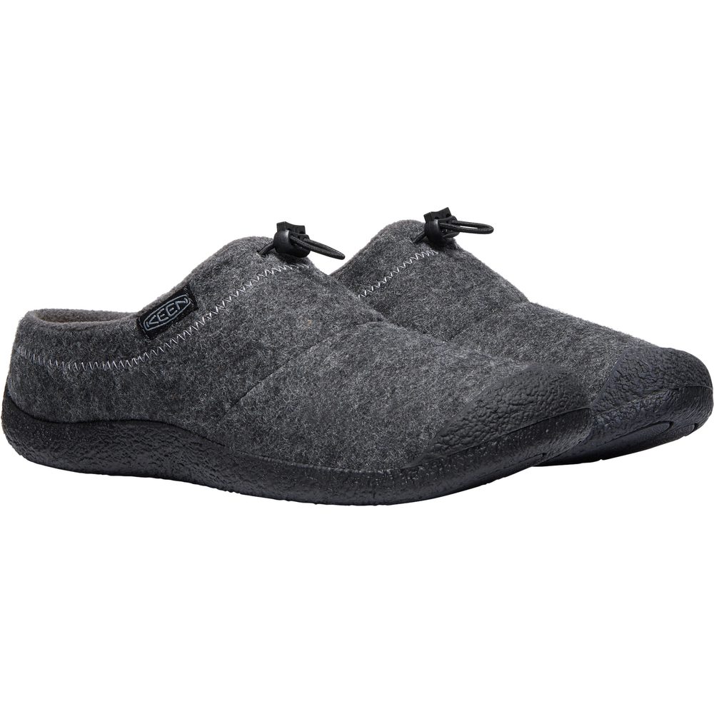 HOWSER III SLIDE MEN charcoal grey felt/black