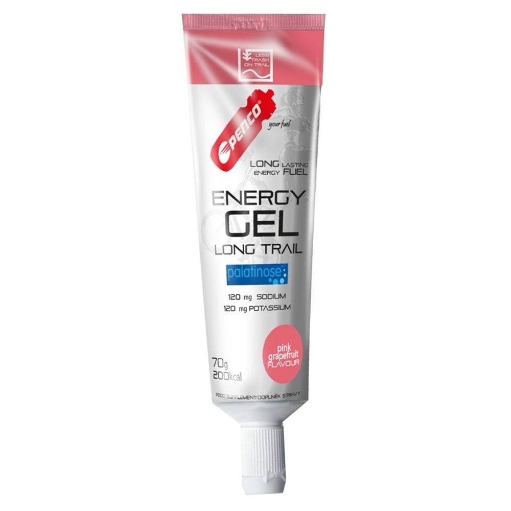 Energy Gel Long Trail, tuba, 70 g růžový grep