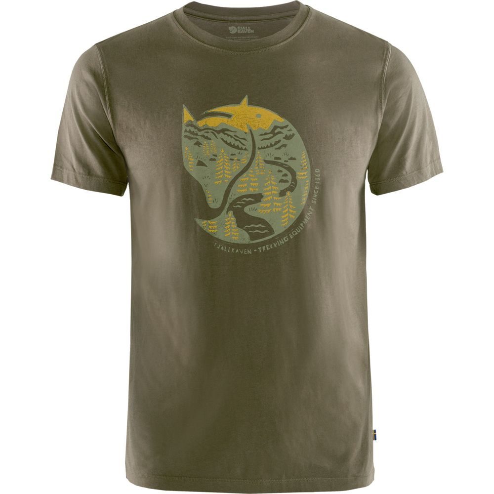 Arctic Fox T-shirt M, Dark Olive