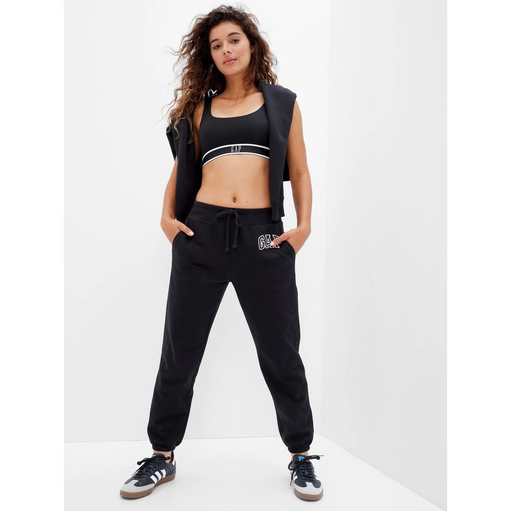 463492-04 Tepláky GAP logo fleece Černá