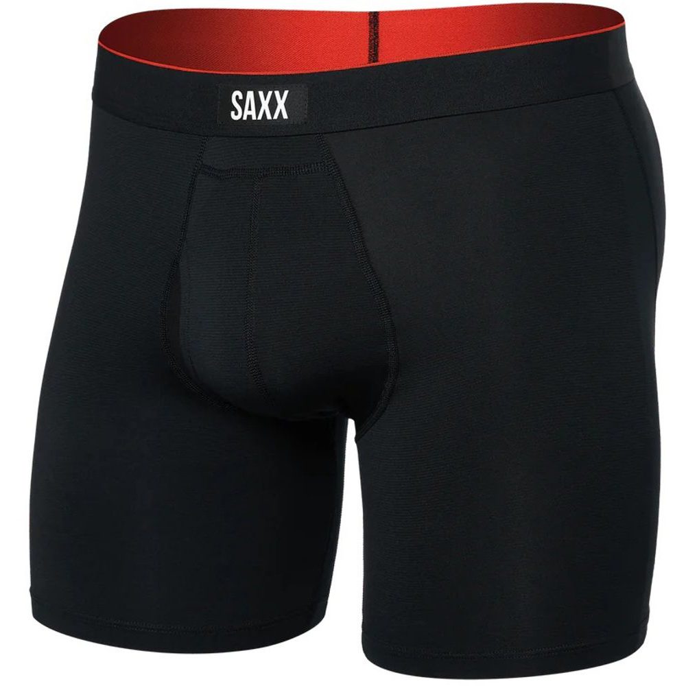 MULTI-SPORT MESH BOXER BRIEF FLY black