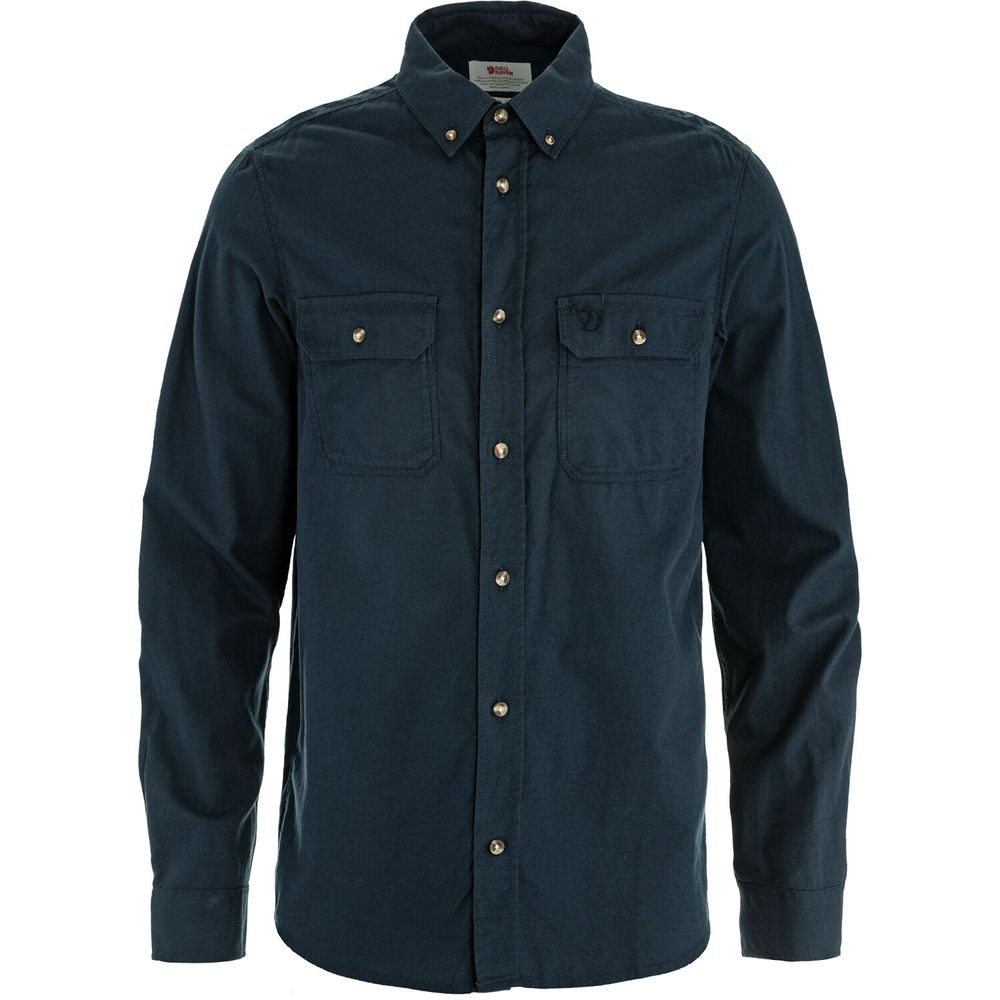 Övik Lite Flannel Shirt M Dark Navy