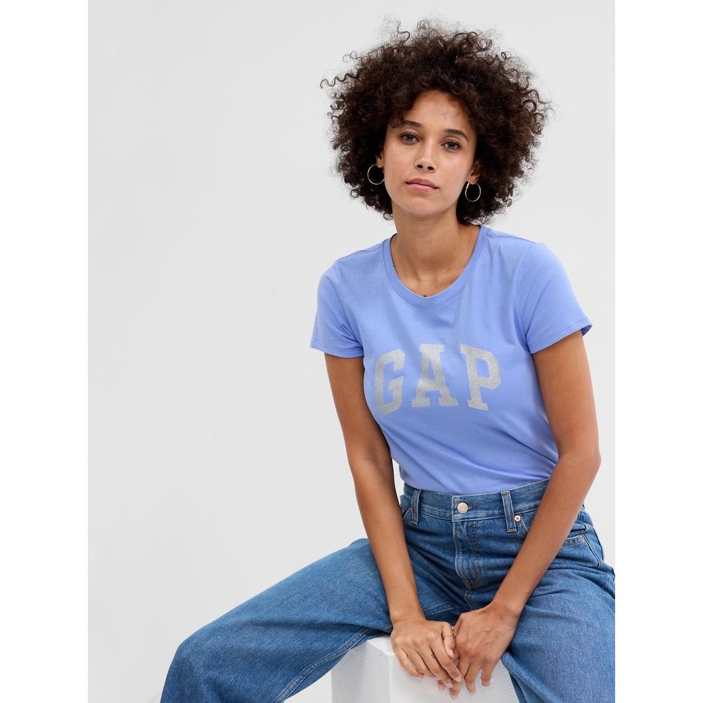 744825-04 Tričko s logem GAP Modrá