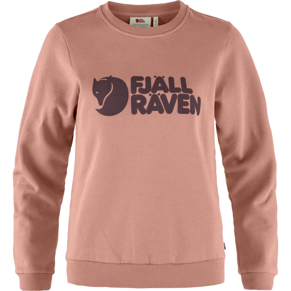 Fjällräven Logo Sweater W, Dusty Rose-Port