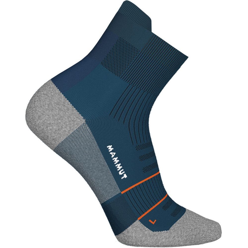 Trail Running Lightweight Merino Quarter Socks ice-tangerine-white