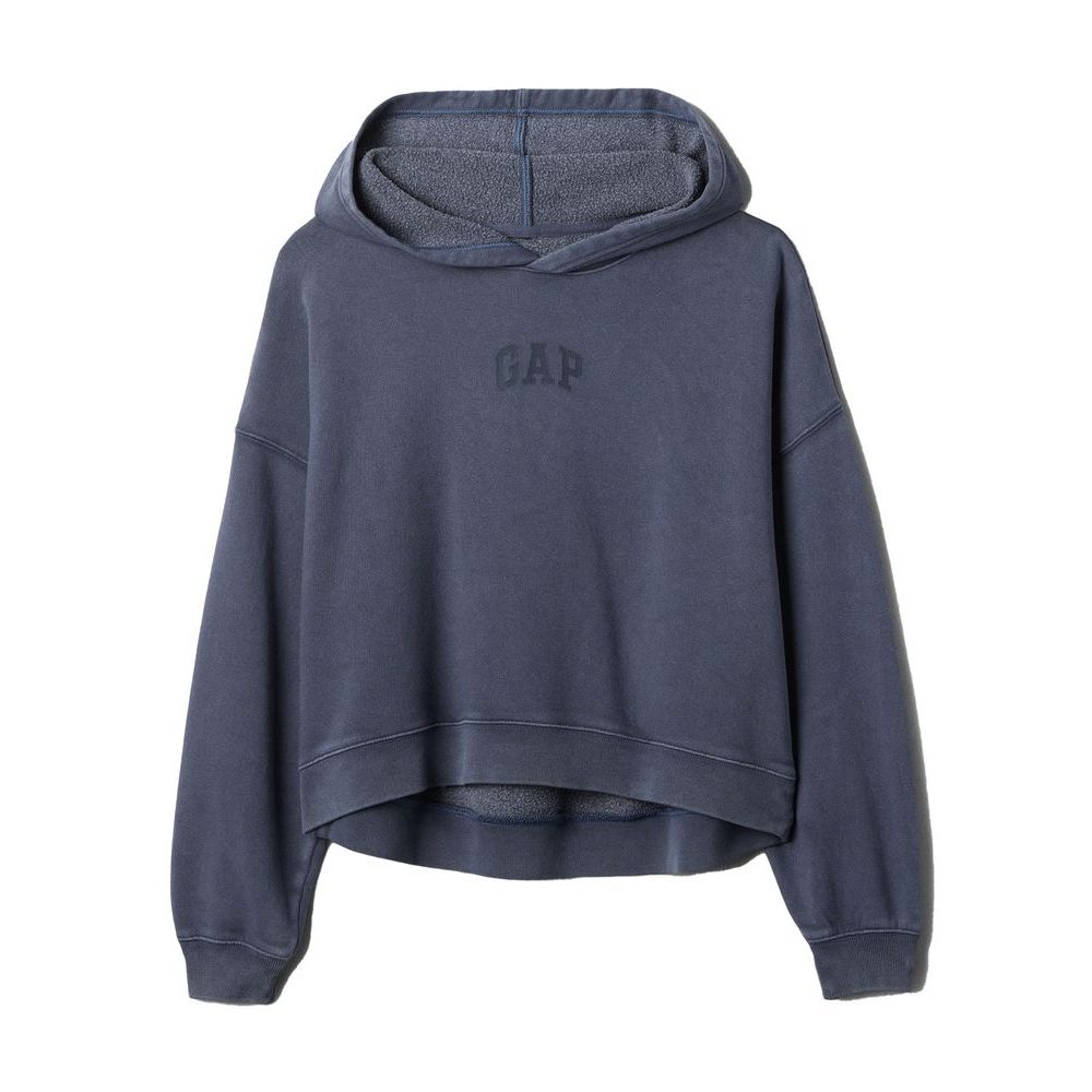 Crop mikina s logem Tmavě modrá