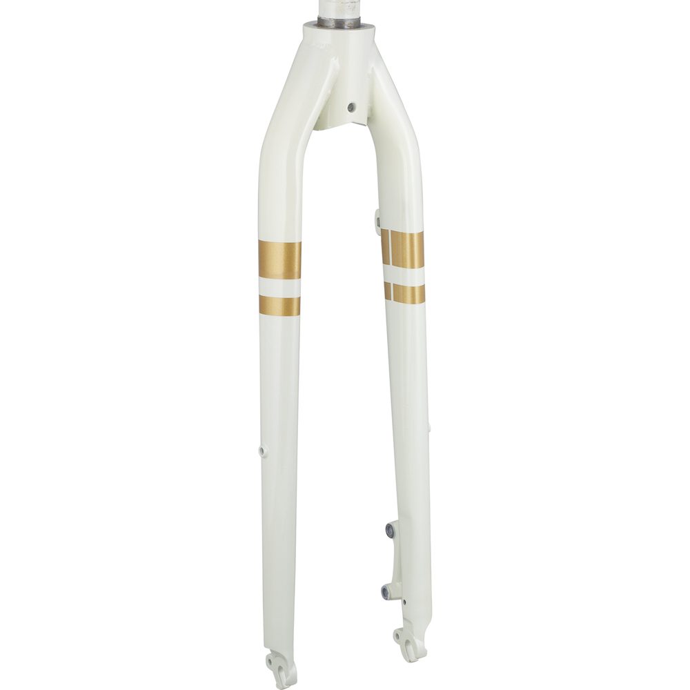 Trek 2021 Verve Steel 700c Disc Rigid Forks white 219mm, 45mm