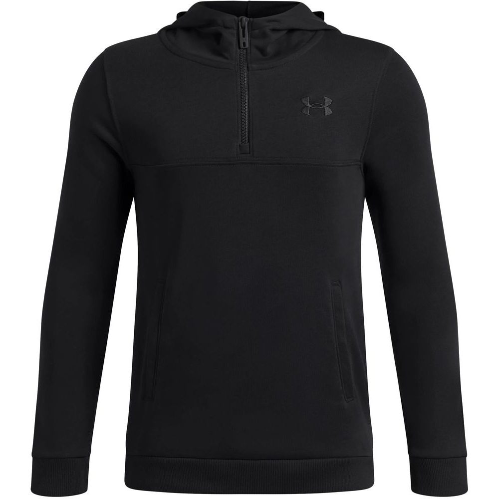 RIVAL LW 1/4 ZIP HOODIE-BLK