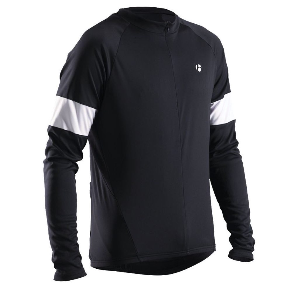 417705 MENS SPORT LONG SLEEVE BLACK - pánský dres dl.rukáv