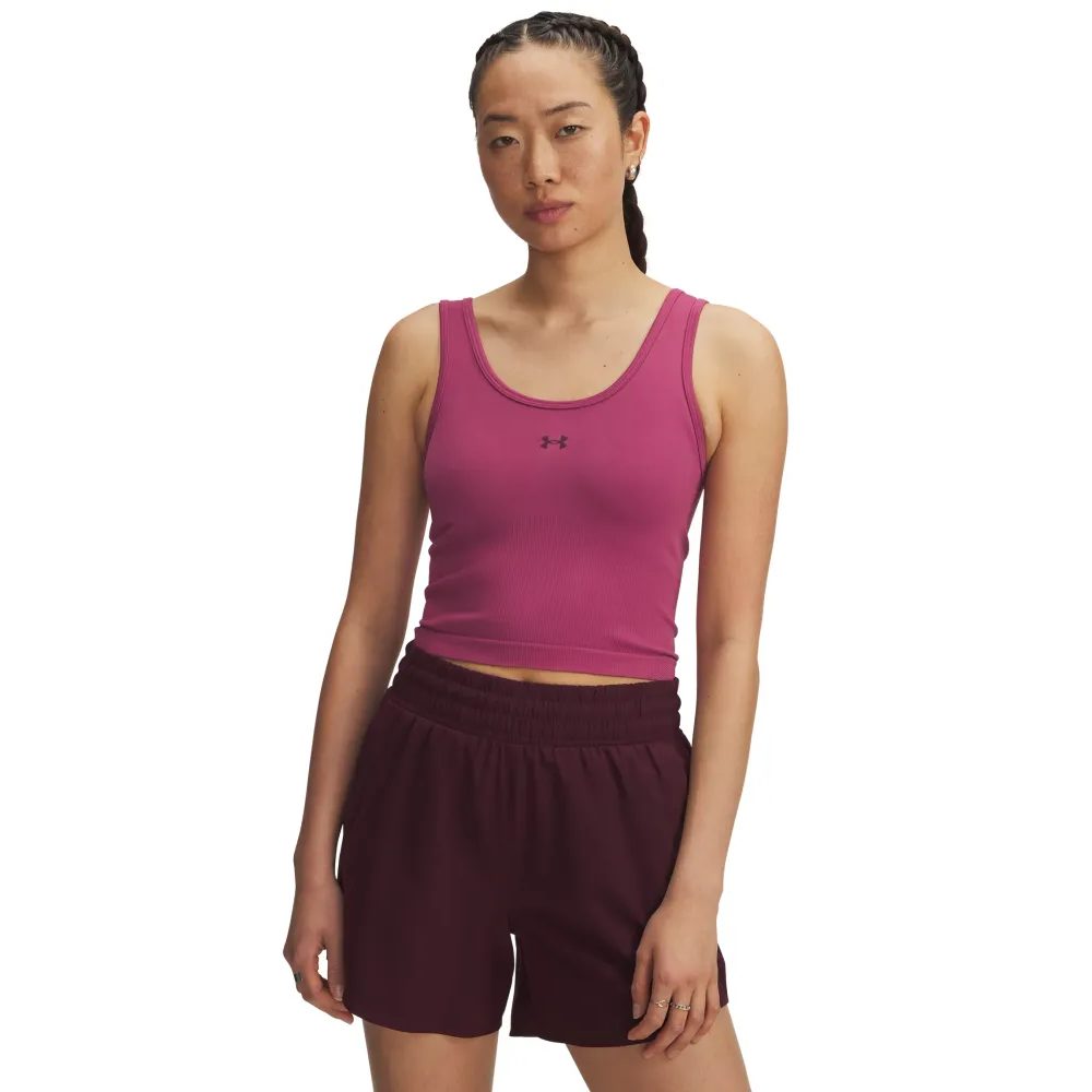 UA Vanish Seamless Tank-RED