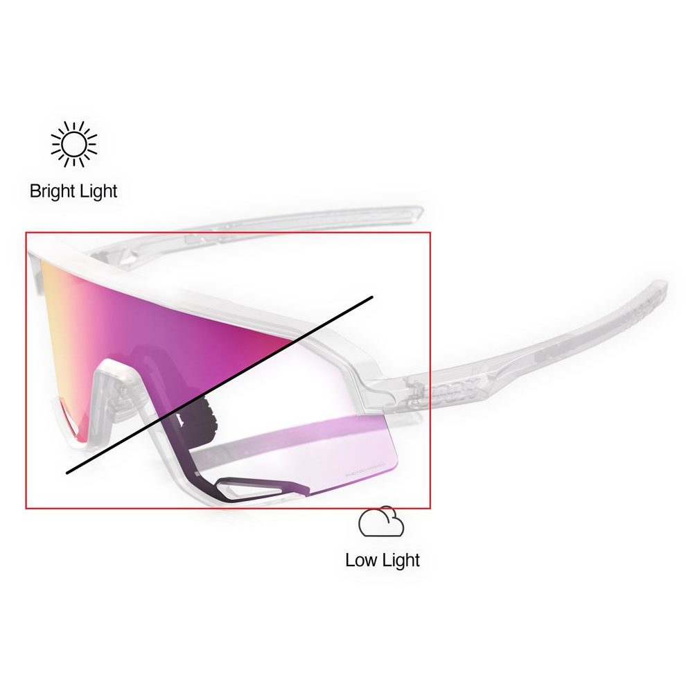 SLENDALE Replacement Lens Purple Mirror Photochromic