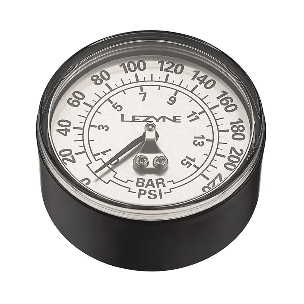 220 PSI GAUGE 2.5" BLACK / SILVER
