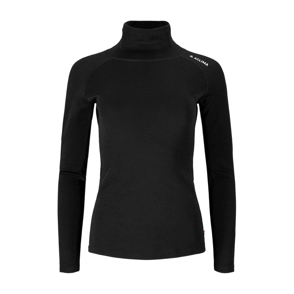 WarmWool Roll Neck W's Jet Black