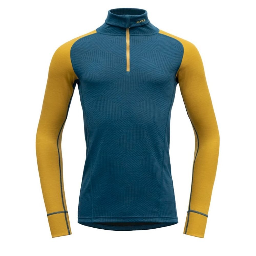 DUO ACTIVE MERINO 205 Z.NECK MAN