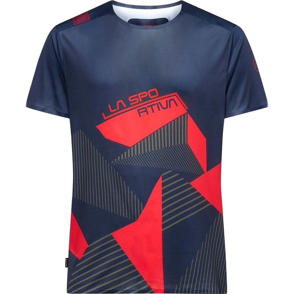 Comp T-Shirt M Night Sky/Mountain Red