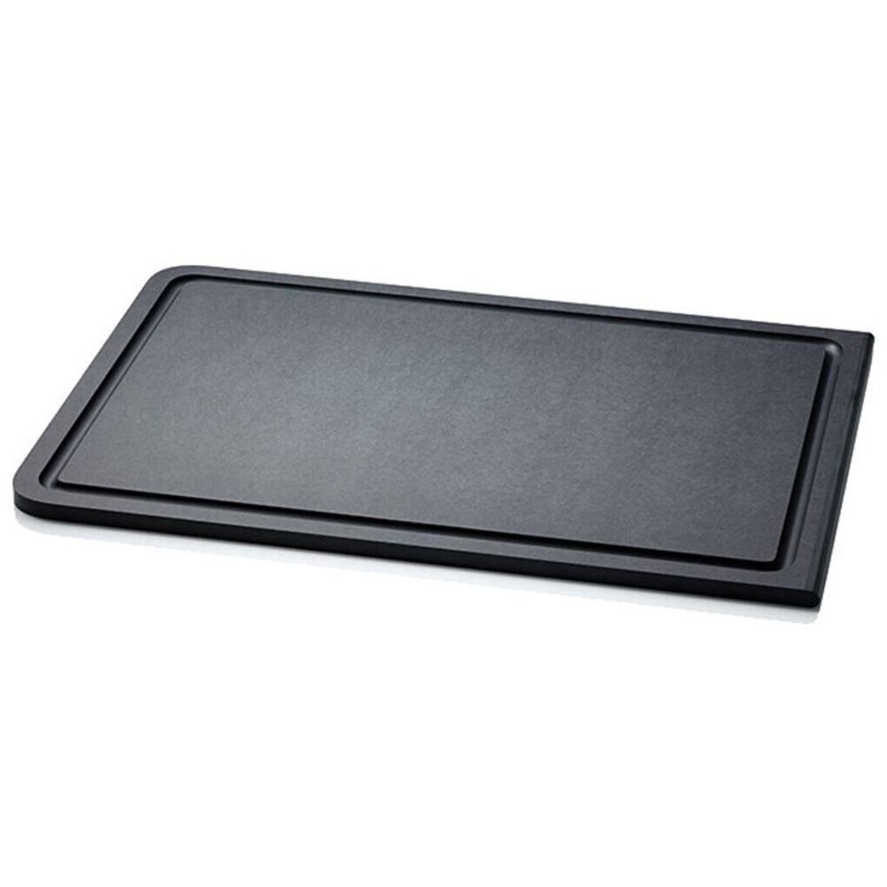 Prkénko na krájení s odtokem 38,5 x 27 x 0,9 cm, šedý Duracore