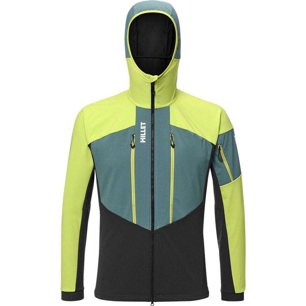 M WHITE SHIELD JKT M BOTTLE/MACAW GREEN