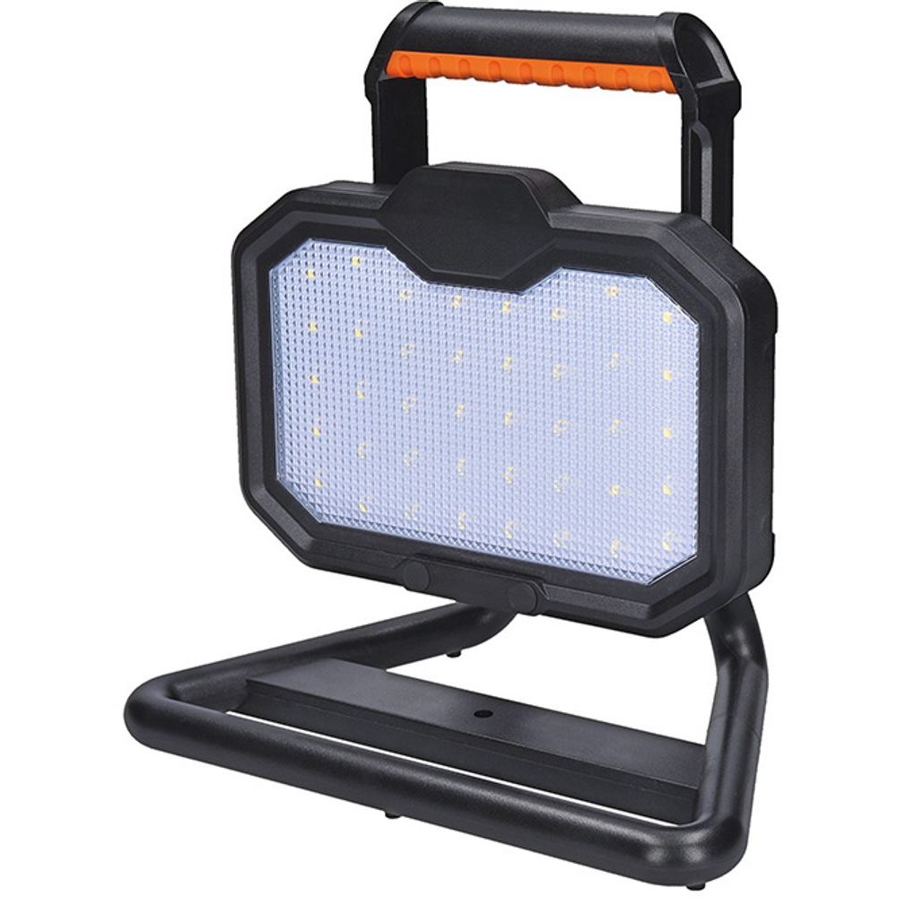 WM-20W-RE LED reflektor 20W, přenosný, nabíjecí, 2000lm, oranžovo-černý