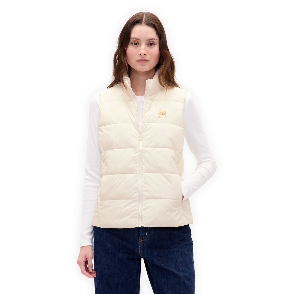 791282-04 Prošívaná nepromokavá vesta ColdControl Béžová