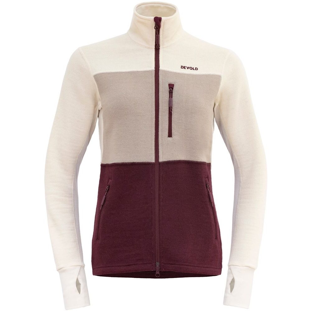 Thermo Wool Jkt Wmn, Port/Raw White/Stone