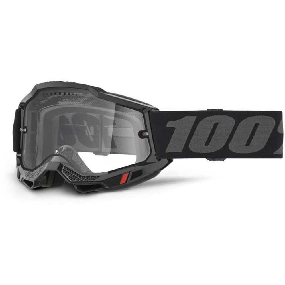 ACCURI 2 ENDURO MTB Goggle Black - Clear Lens