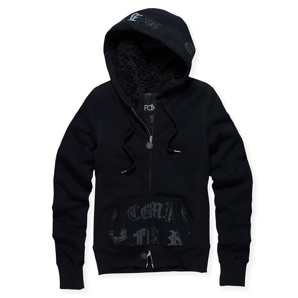 55528 001 GIRLS MIX IT UP FUR LINED ZIP HOODY Dámská zateplená mikina