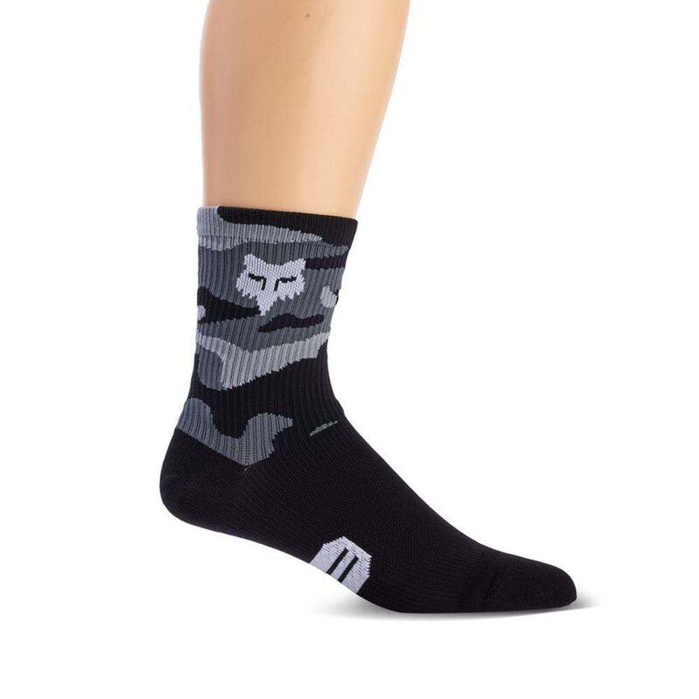 6" Ranger Sock, Black Camo