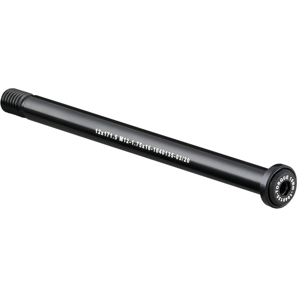 Skewer Bontrager Thru Axle Length Black Rear