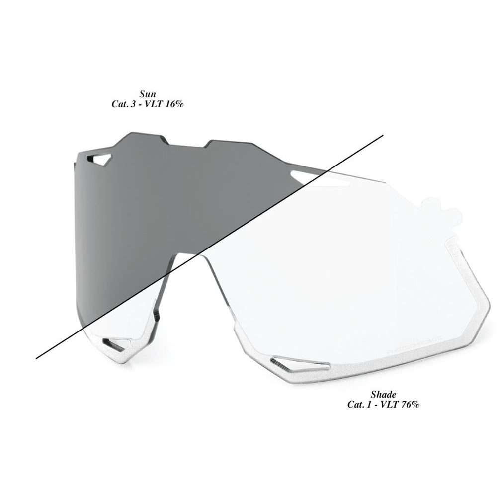 HYPERCRAFT XS Replacement Lens - Photochromic Clear/Smoke