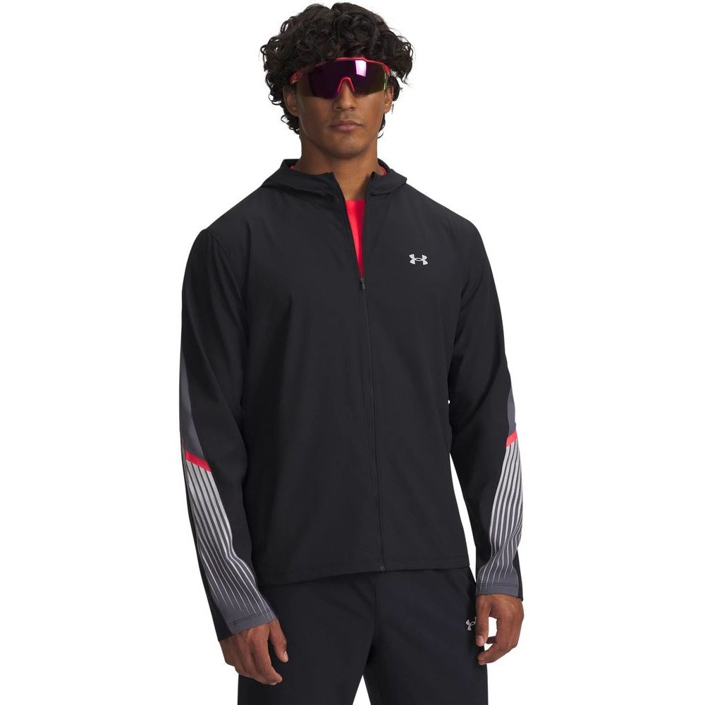UA Velociti Storm Hooded Jkt-BLK