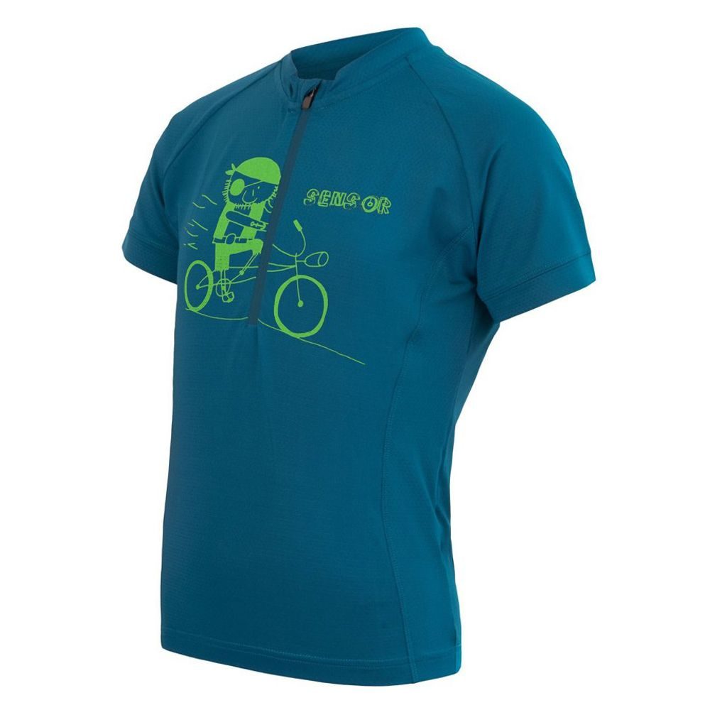 CYKLO ENTRY dětský dres kr.rukáv, safír Pirate