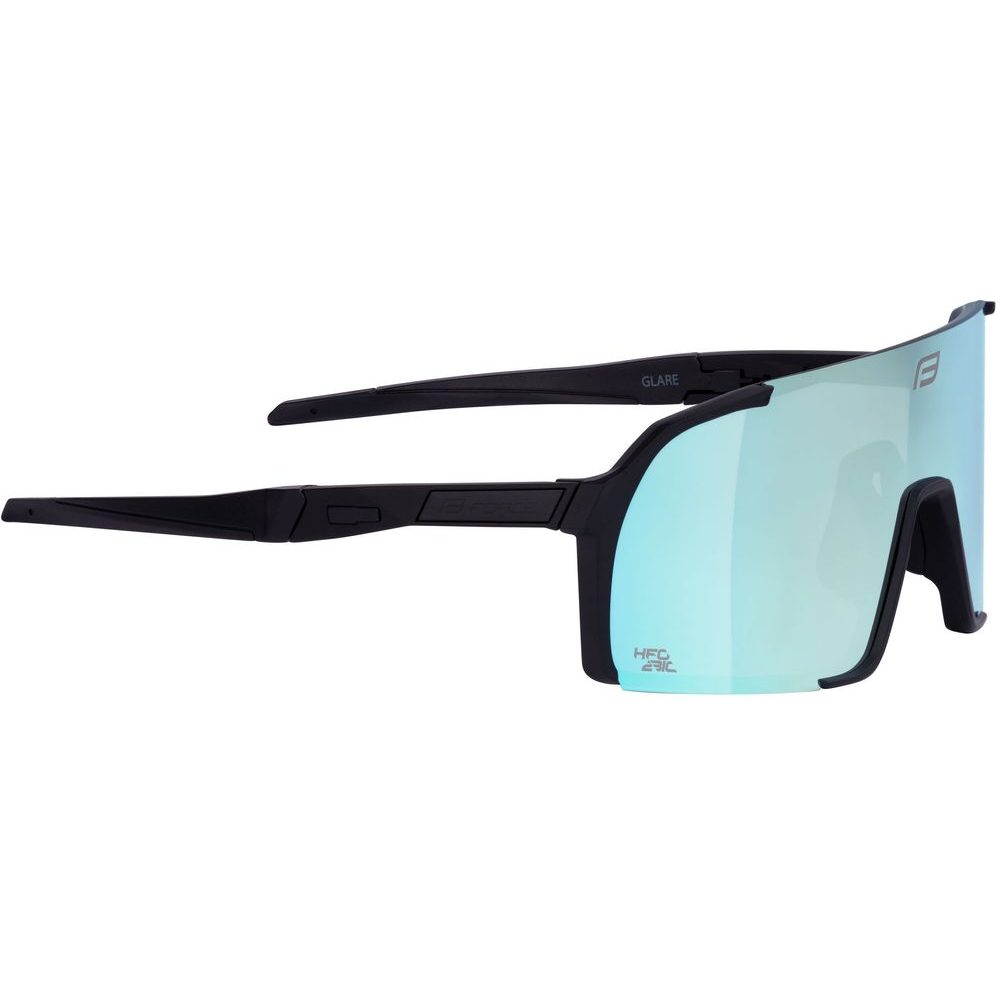 GLARE černé, modré zrc. sklo