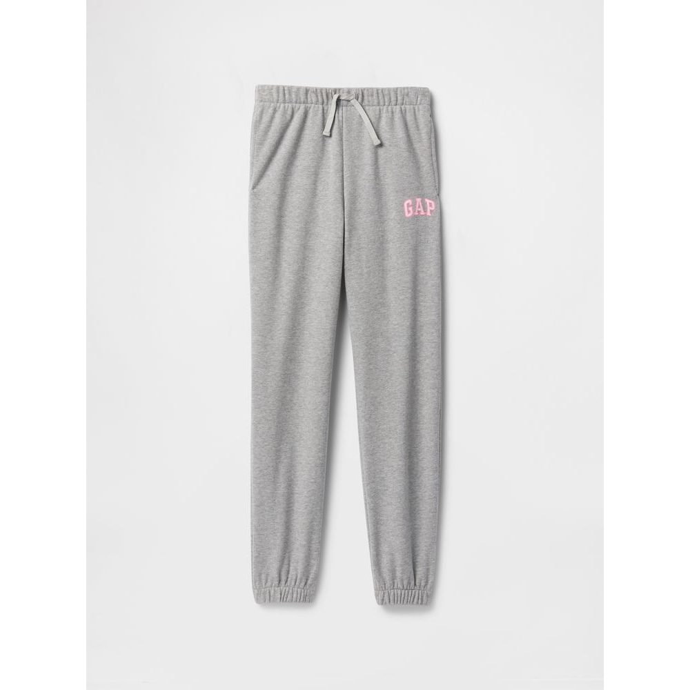 Dětské tepláky s logem Šedá