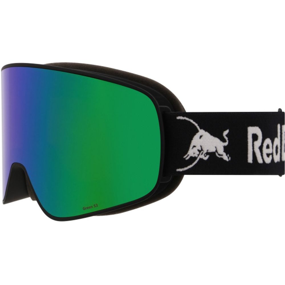 RUSH-18GR3, black/brown with green mirror