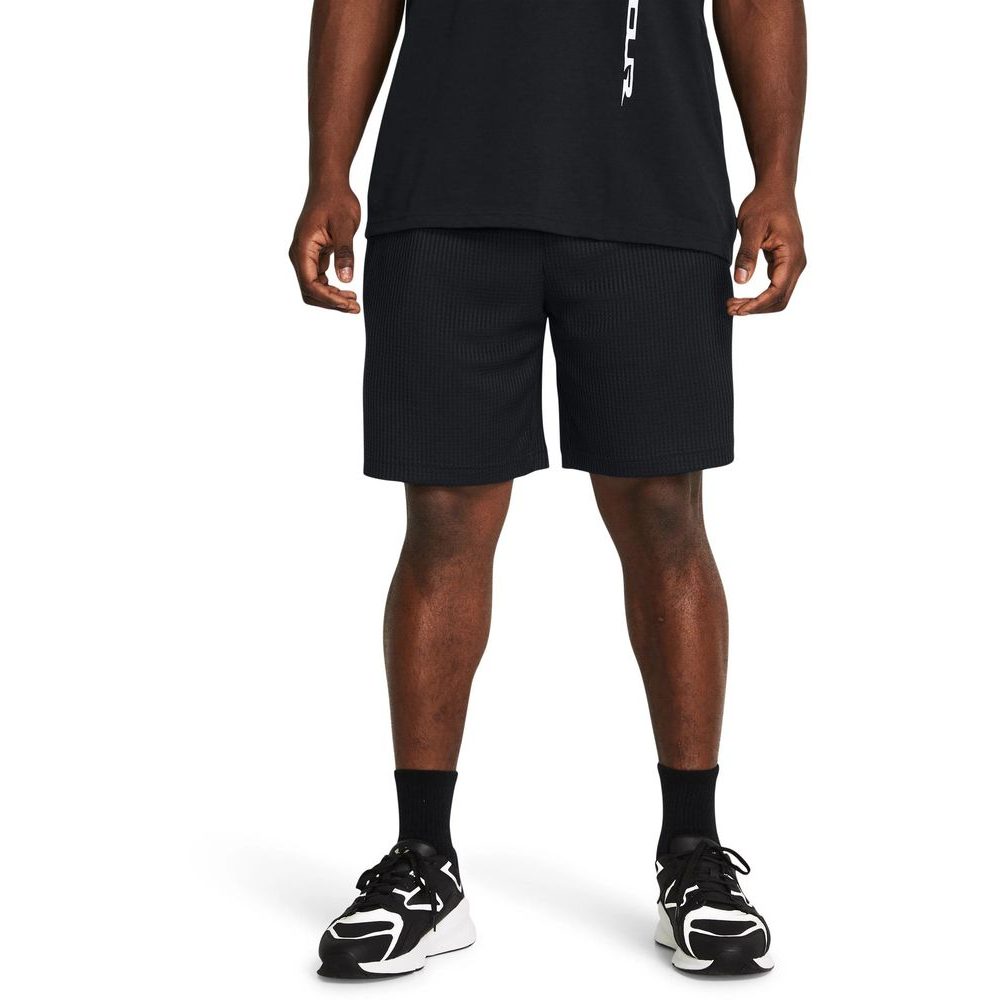 UA Rival Waffle Short-BLK