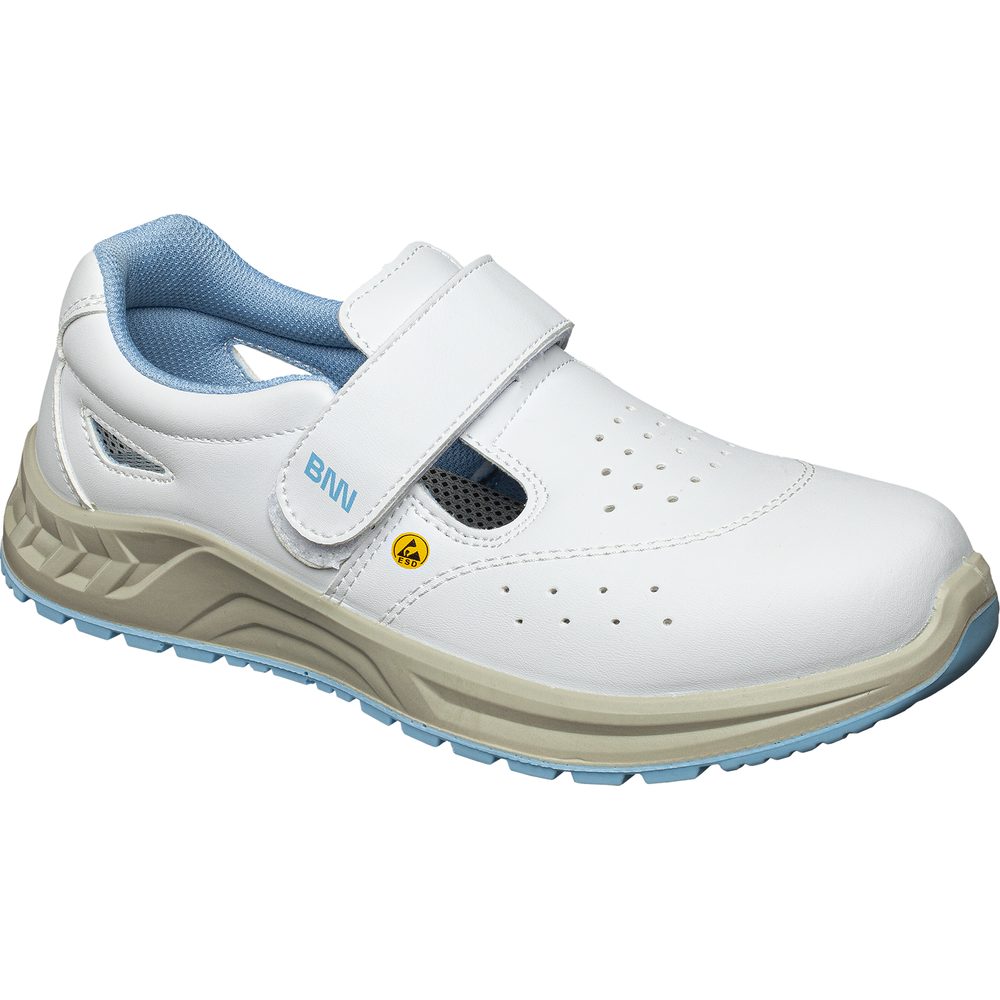 WHITE S1 ESD Sandal White