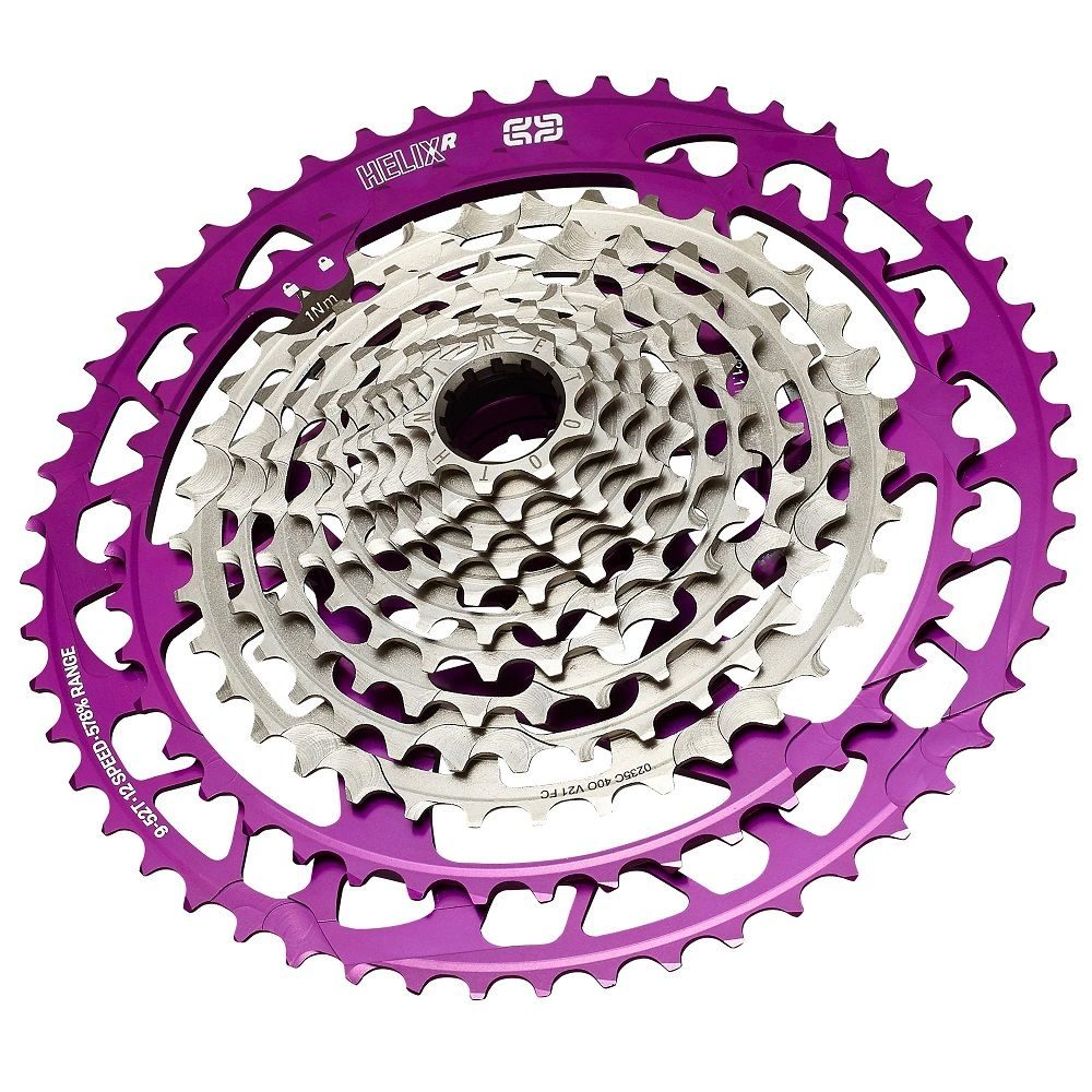 Helix Race Cassette | 12 Speed | 9-52T | Eggplant