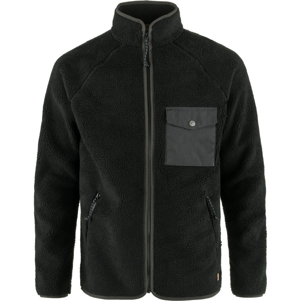 Vardag Pile Fleece M, Black-Dk.Grey