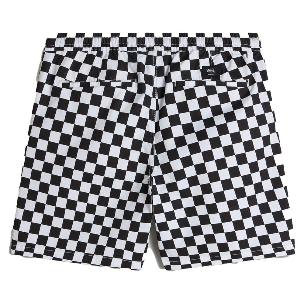 MN RANGE RELAXED ELASTIC SHORT, checkerboard
