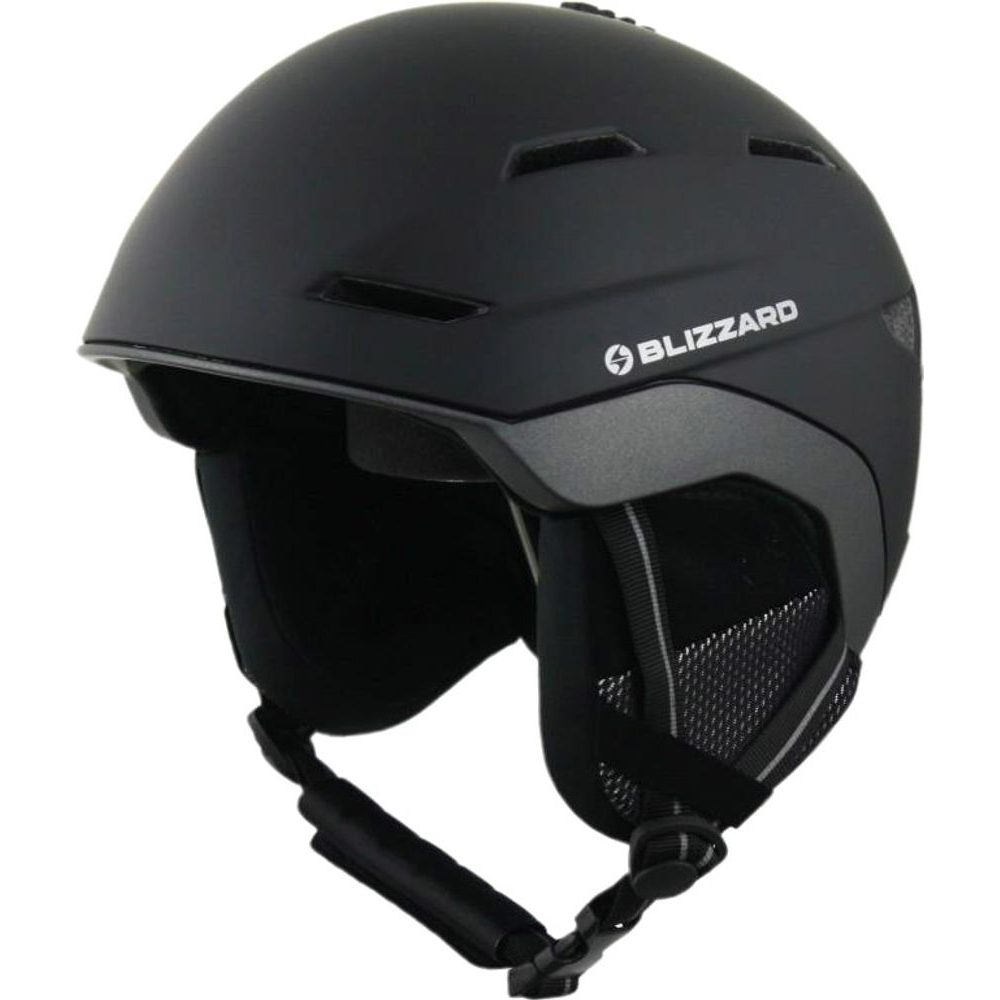 Bormio ski helmet, black matt/anthracite matt