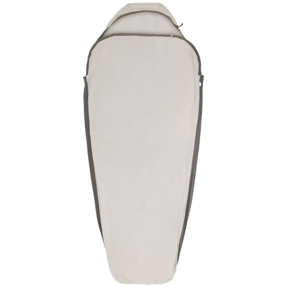 Silk Blend Sleeping Bag Liner - Mummy - S, Moonstruck Grey