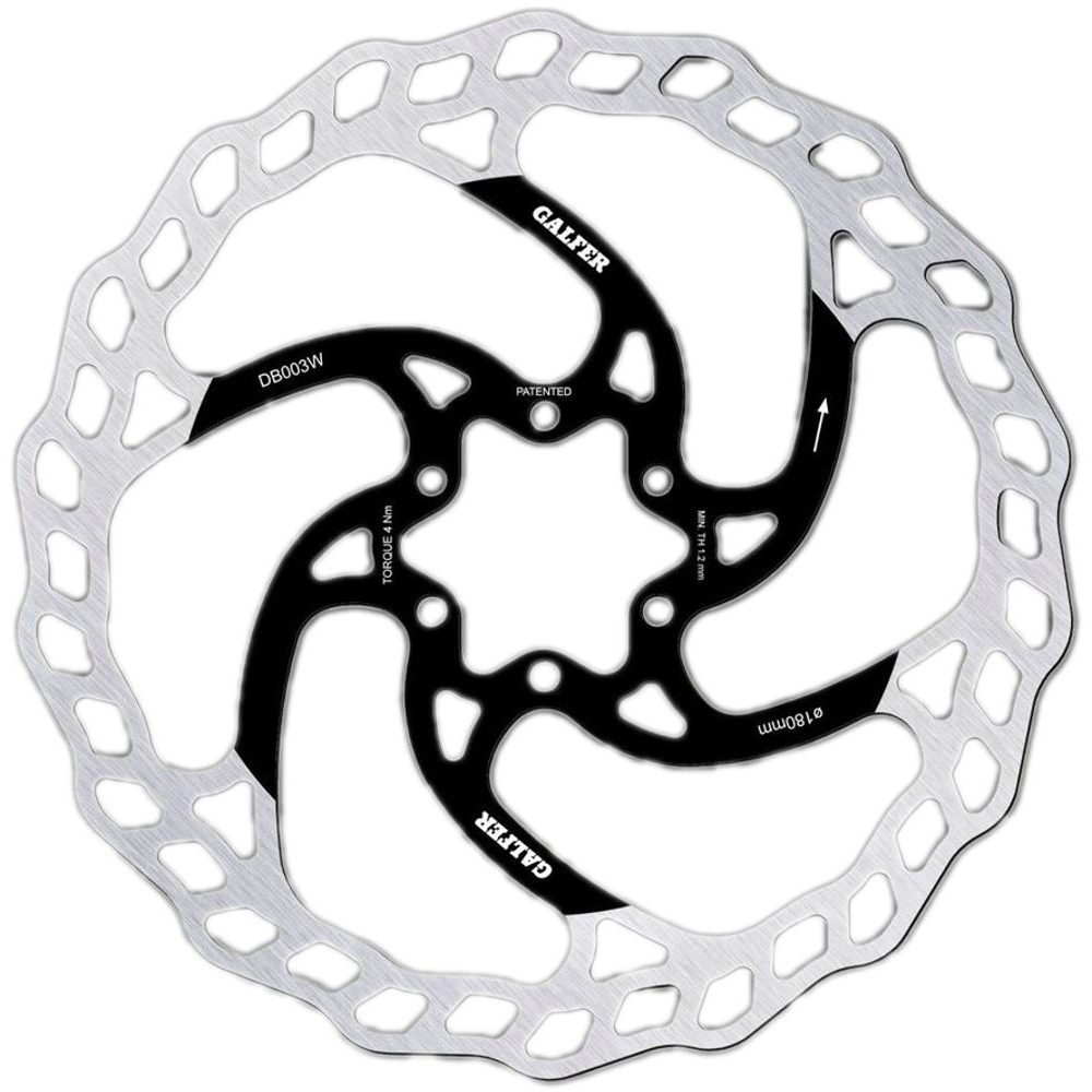 Galfer Fixed Wave uchycení šrouby (Průměr kotouče: 160mm)