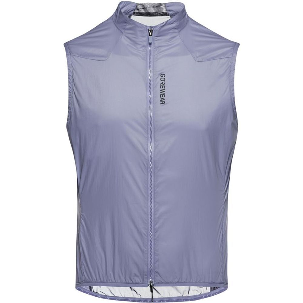 Distance Windbreaker Vest Mens amethyst grey