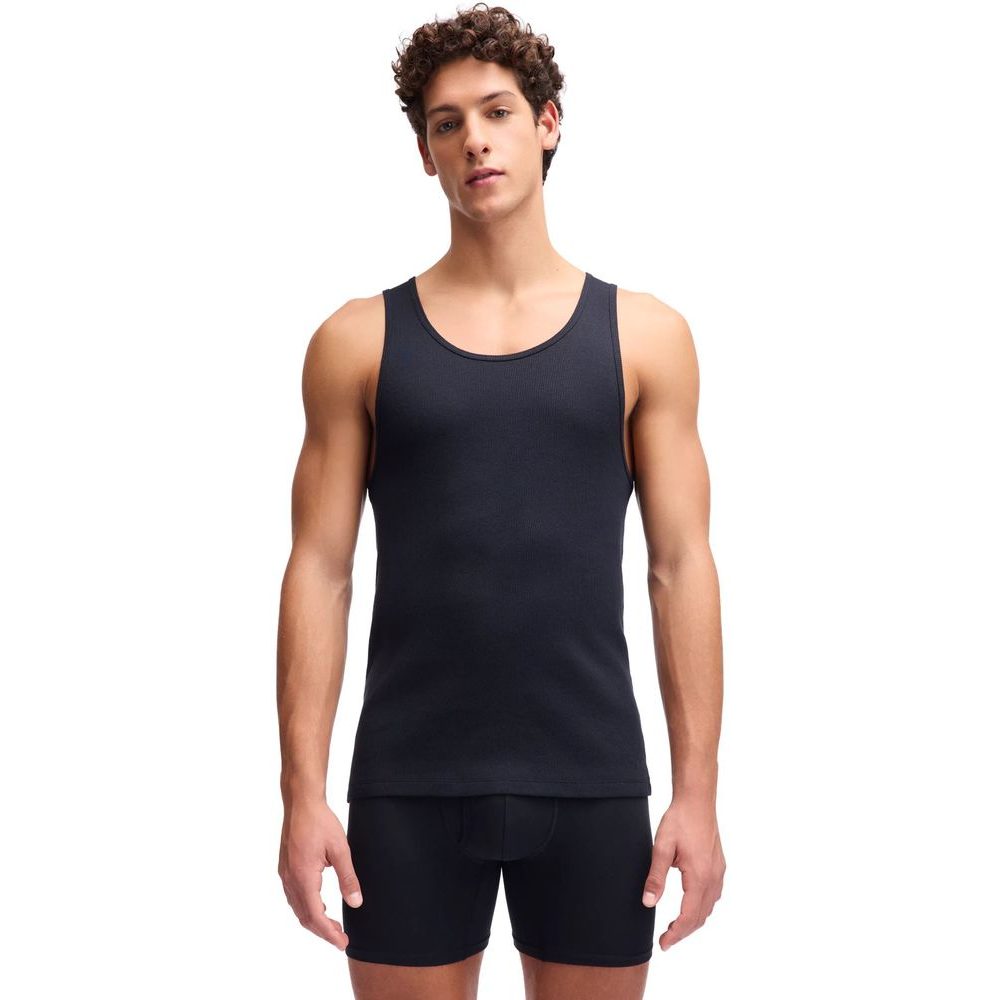 M UA Perf Cotton Tank-2pk black