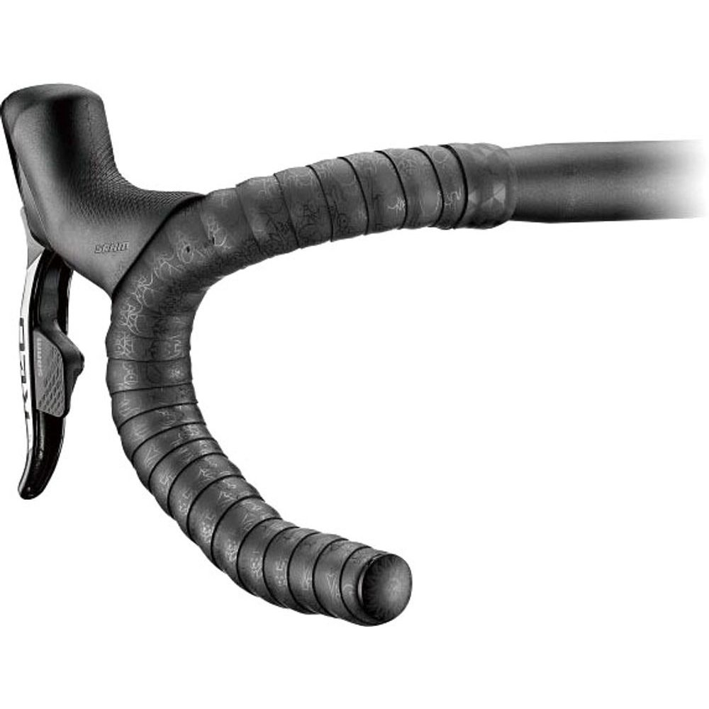 Leather Touch Minimalism Happy Cats Black